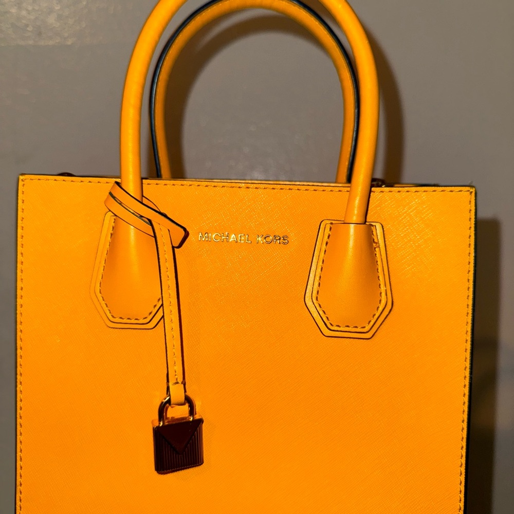 Michael Kors Yellow Tote Bag